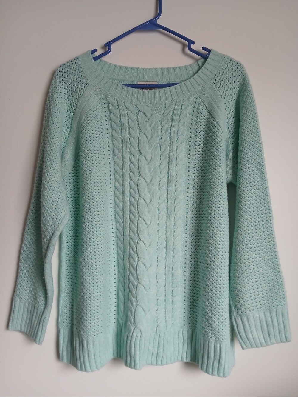 St. John's Bay Sweater Size XL Aqua Green